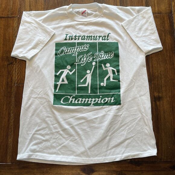 Vtg 90s Stony-Brook SUNY Intramural Shirt Sports Jerzees XL - Picture 3 of 12